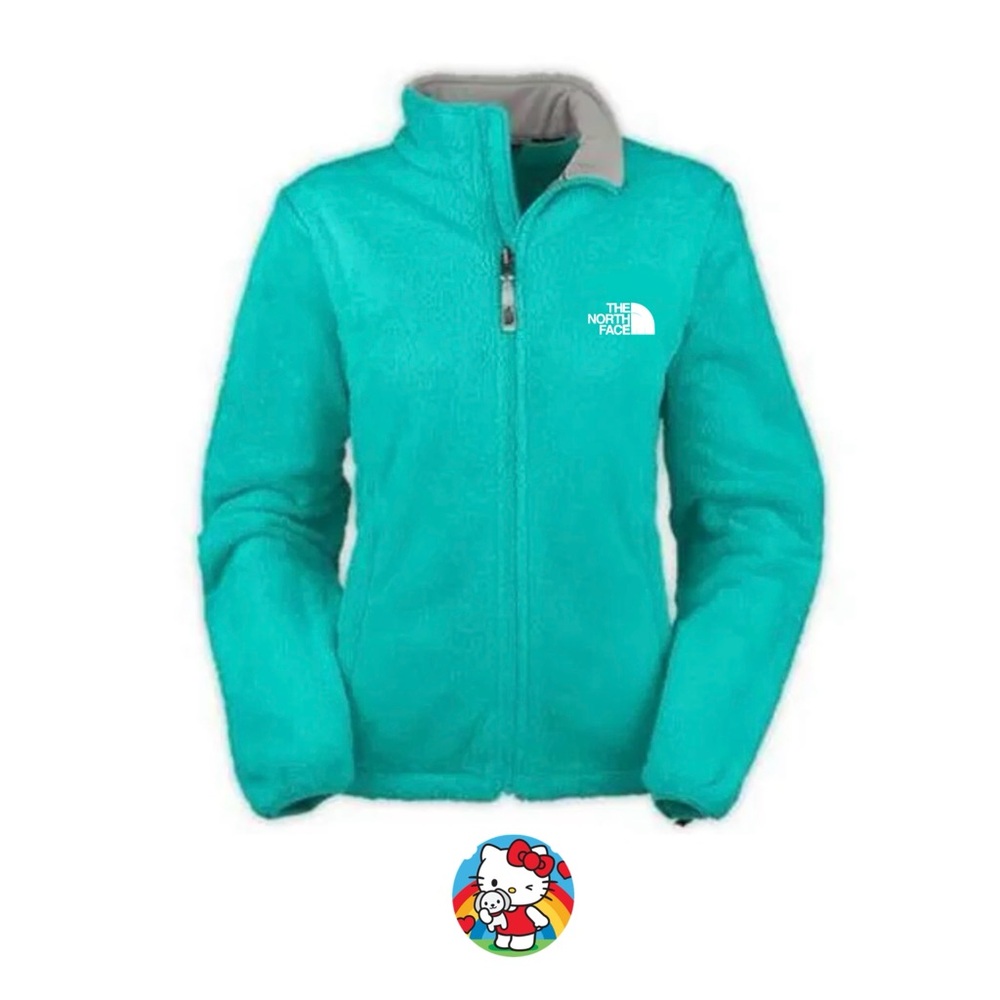 The North Face; Fleece Jacket; Mint Green; Women Size Large